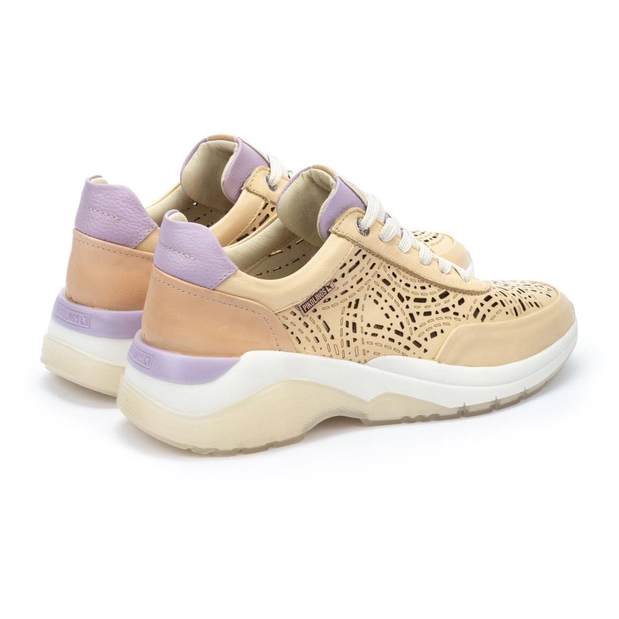 Women's Pikolinos NERJA Sneakers Beige | NZ V9A023Q